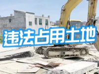 违建 | 普宁某村村民违法占用土地，被强制拆除！